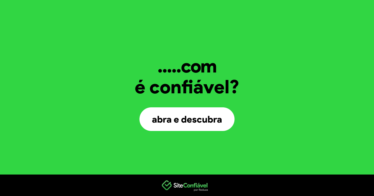 O site .....com é confiável?