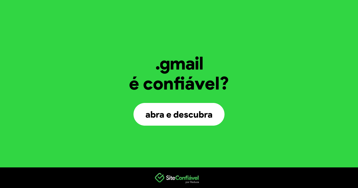 O site .gmail é confiável?