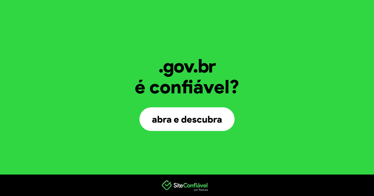 O site .gov.br é confiável?