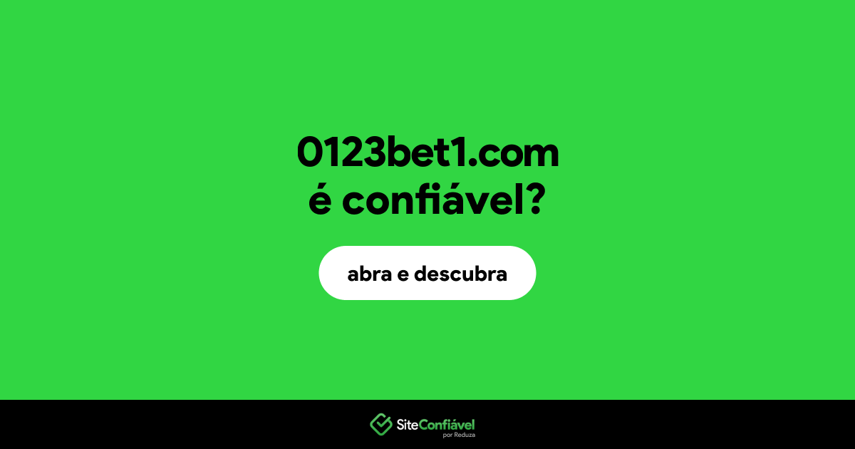 O site 0123bet1.com é confiável?