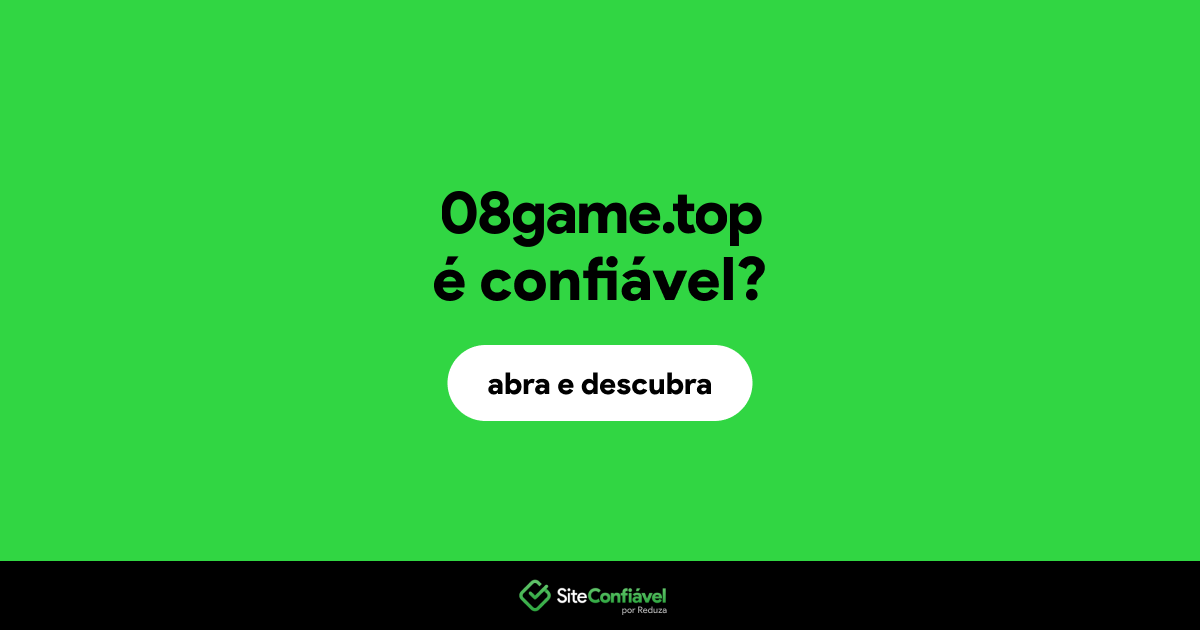 O site 08game.top é confiável?
