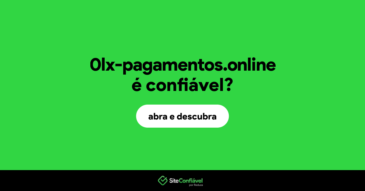 O site 0lx-pagamentos.online é confiável?