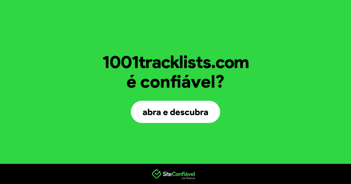 O site 1001tracklists.com é confiável?