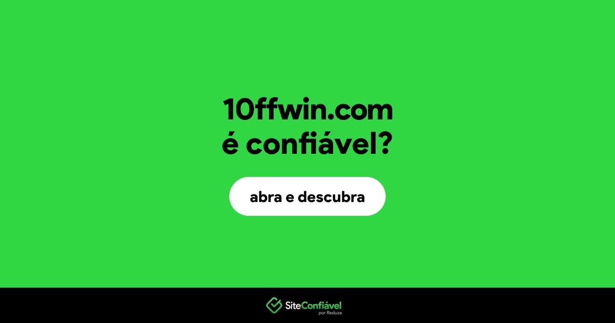 O site 10ffwin.com é confiável?