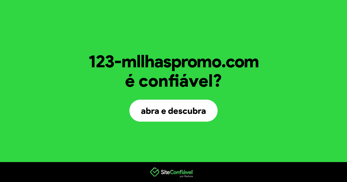 O site 123-mllhaspromo.com é confiável?