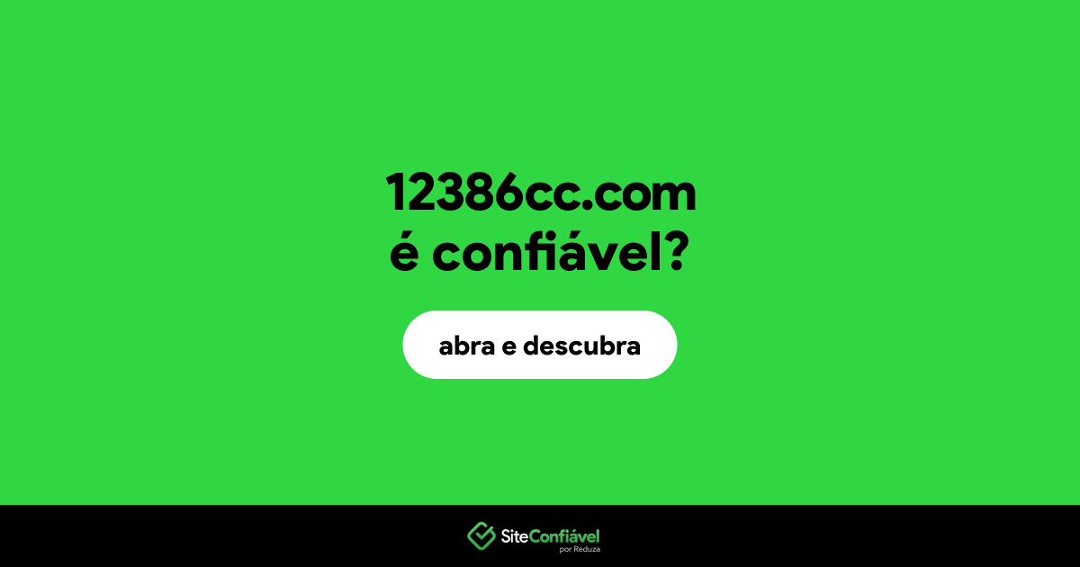 O site 12386cc.com é confiável?