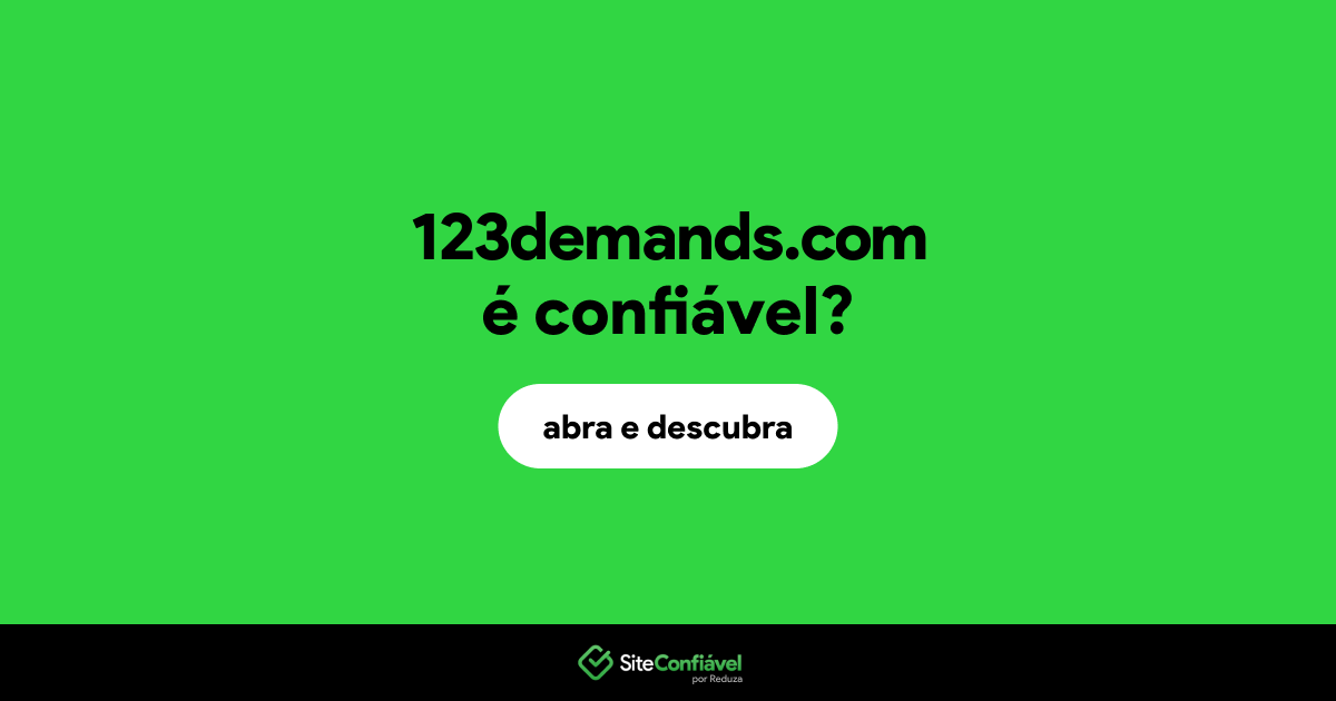 O site 123demands.com é confiável?