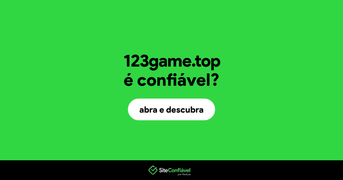 O site 123game.top é confiável?
