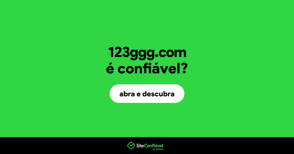 O site 123ggg.com é confiável?