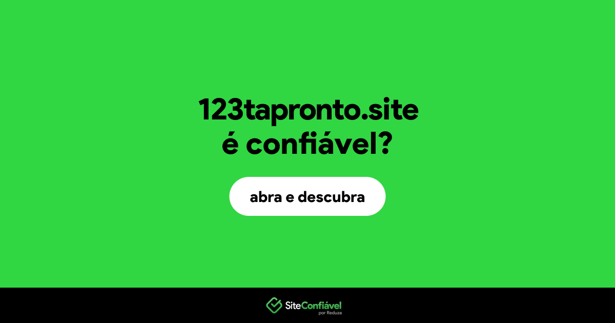 O site 123tapronto.site é confiável?