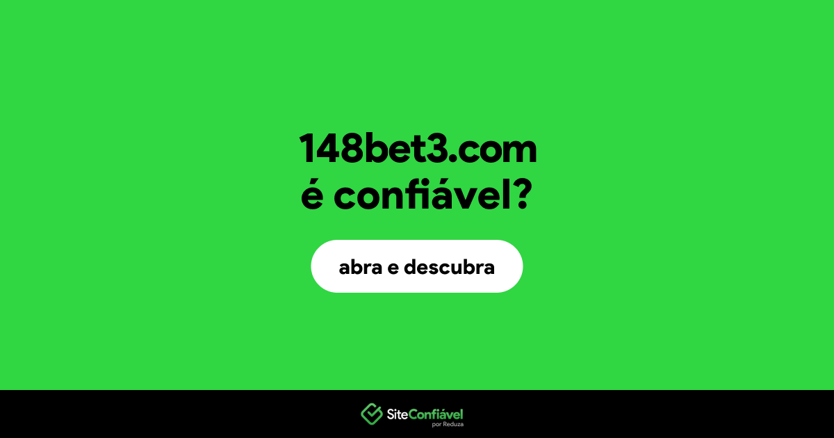 O site 148bet3.com é confiável?