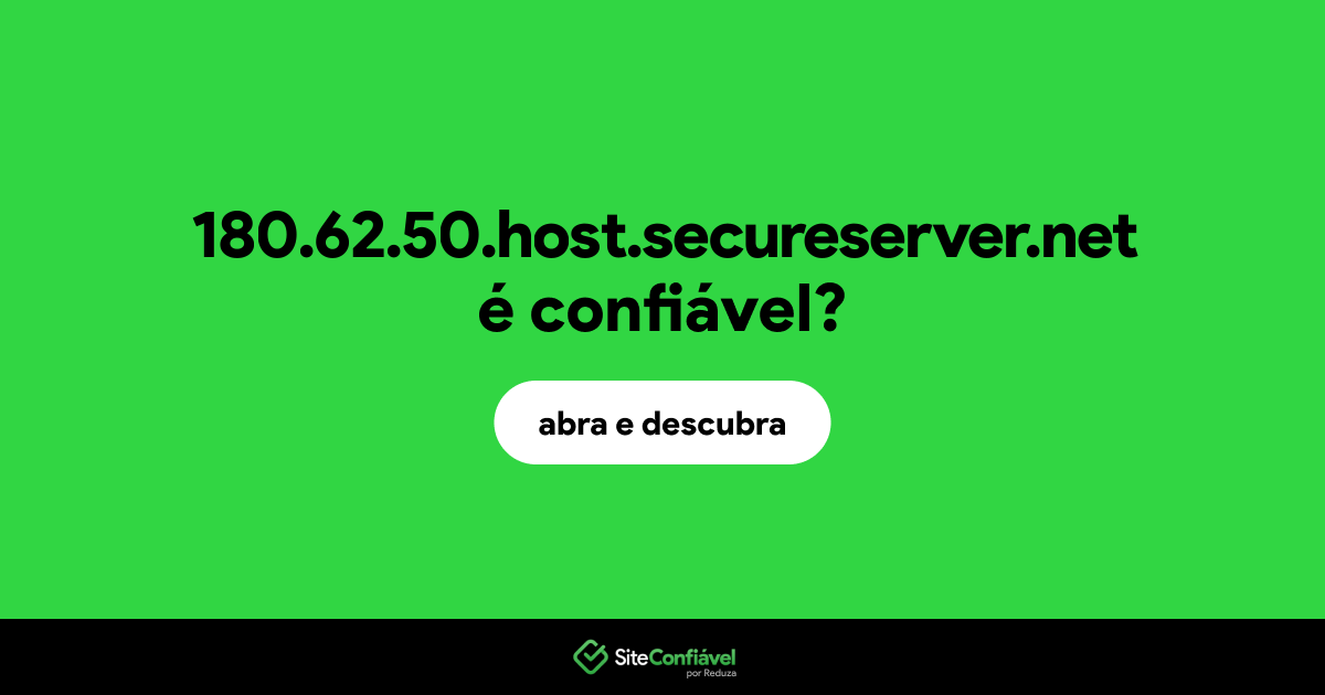 O site 180.62.50.host.secureserver.net é confiável?