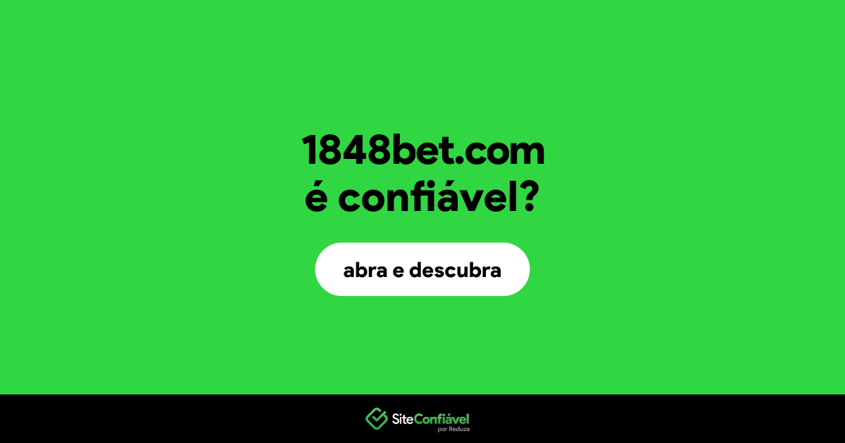 O site 1848bet.com é confiável?