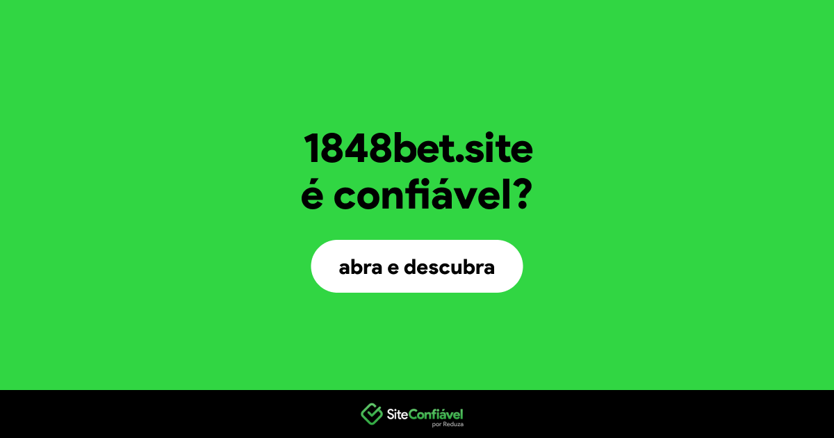 O site 1848bet.site é confiável?