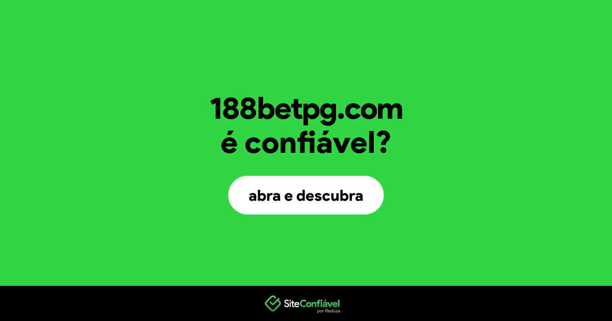 O site 188betpg.com é confiável?