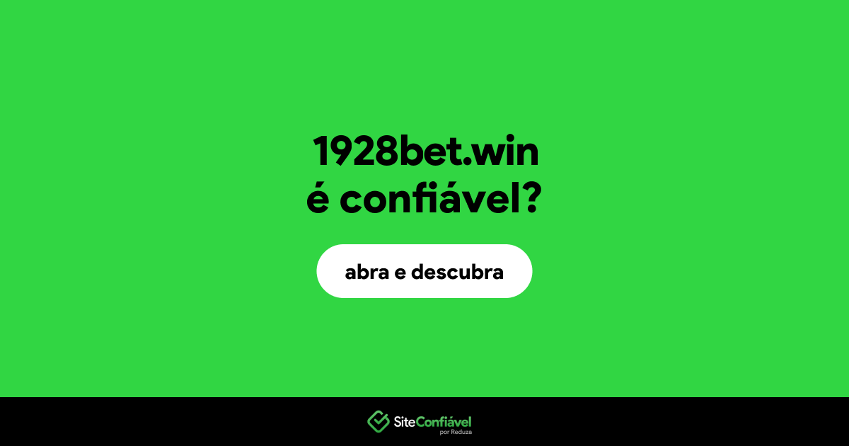 O site 1928bet.win é confiável?