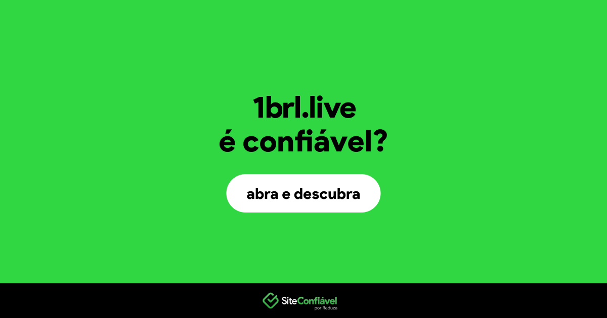 O site 1brl.live é confiável?