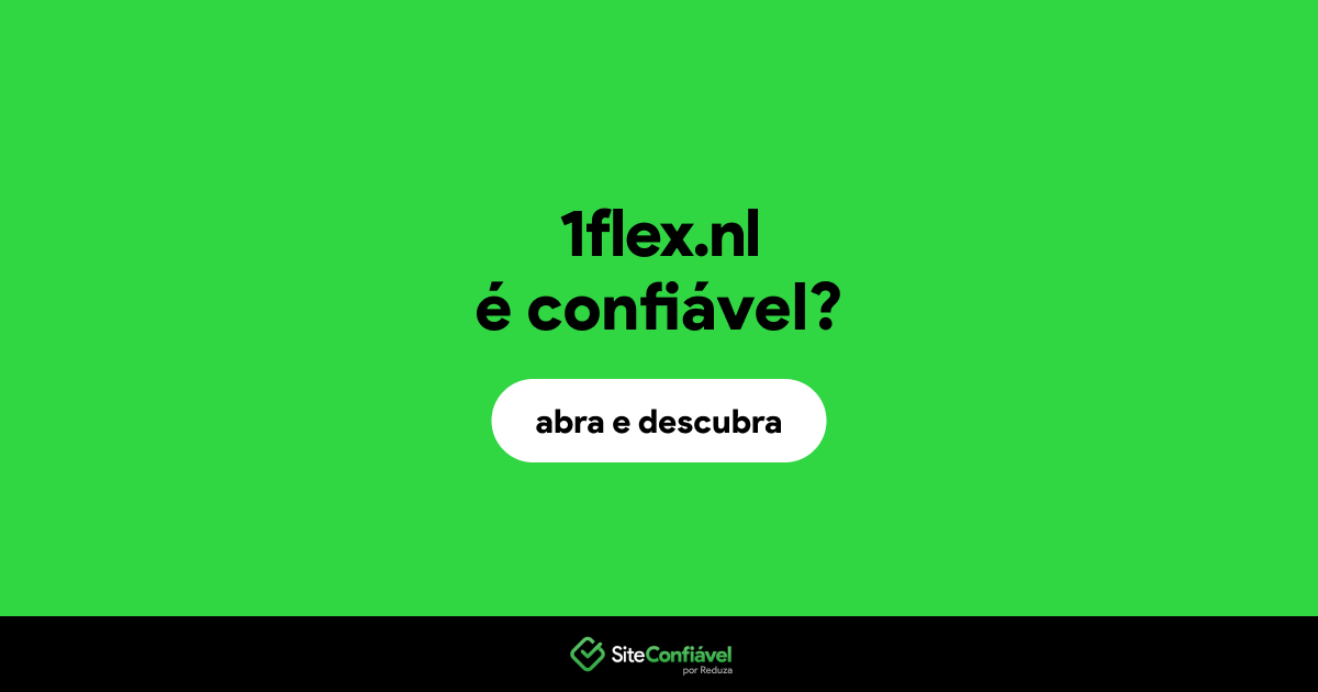 O site 1flex.nl é confiável?