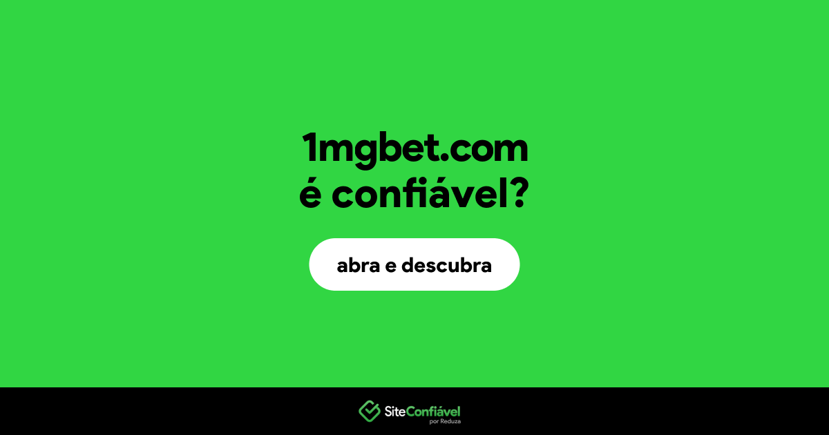 O site 1mgbet.com é confiável?