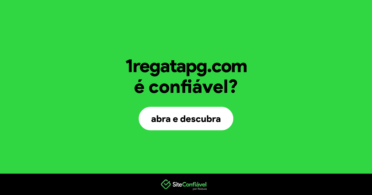 O site 1regatapg.com é confiável?