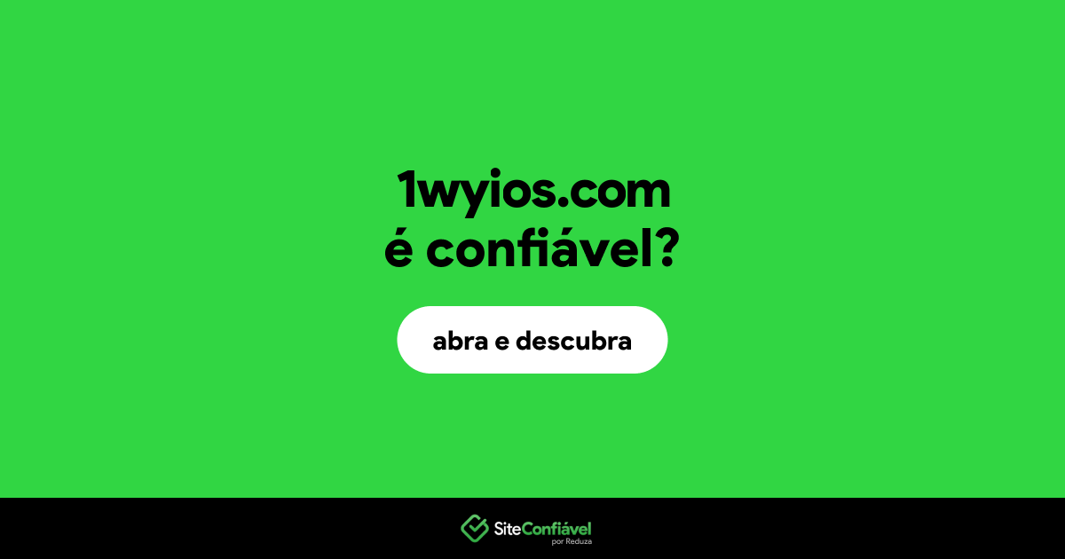 O site 1wyios.com é confiável?