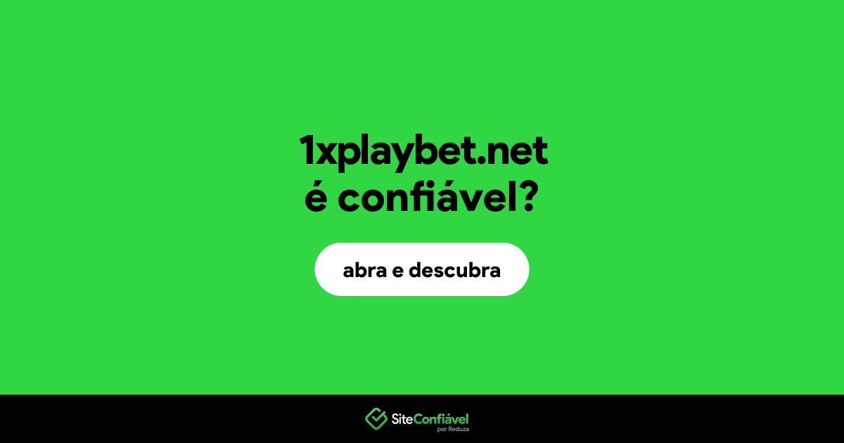 O site 1xplaybet.net é confiável?