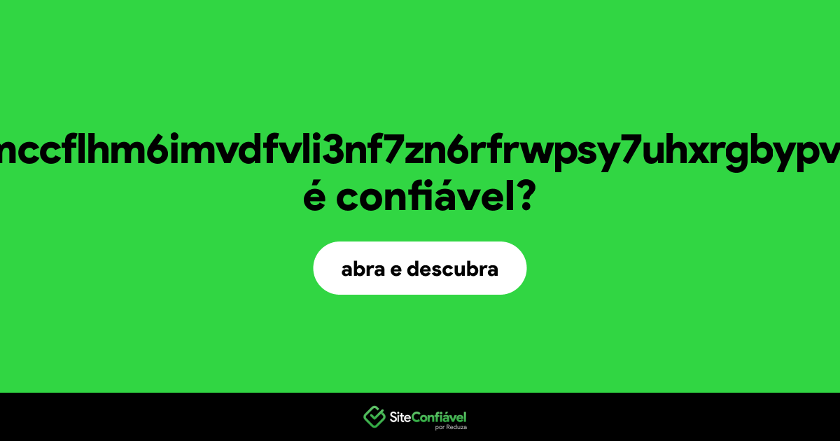O site 2fd6cemt4gmccflhm6imvdfvli3nf7zn6rfrwpsy7uhxrgbypvwf5fad.onion é confiável?