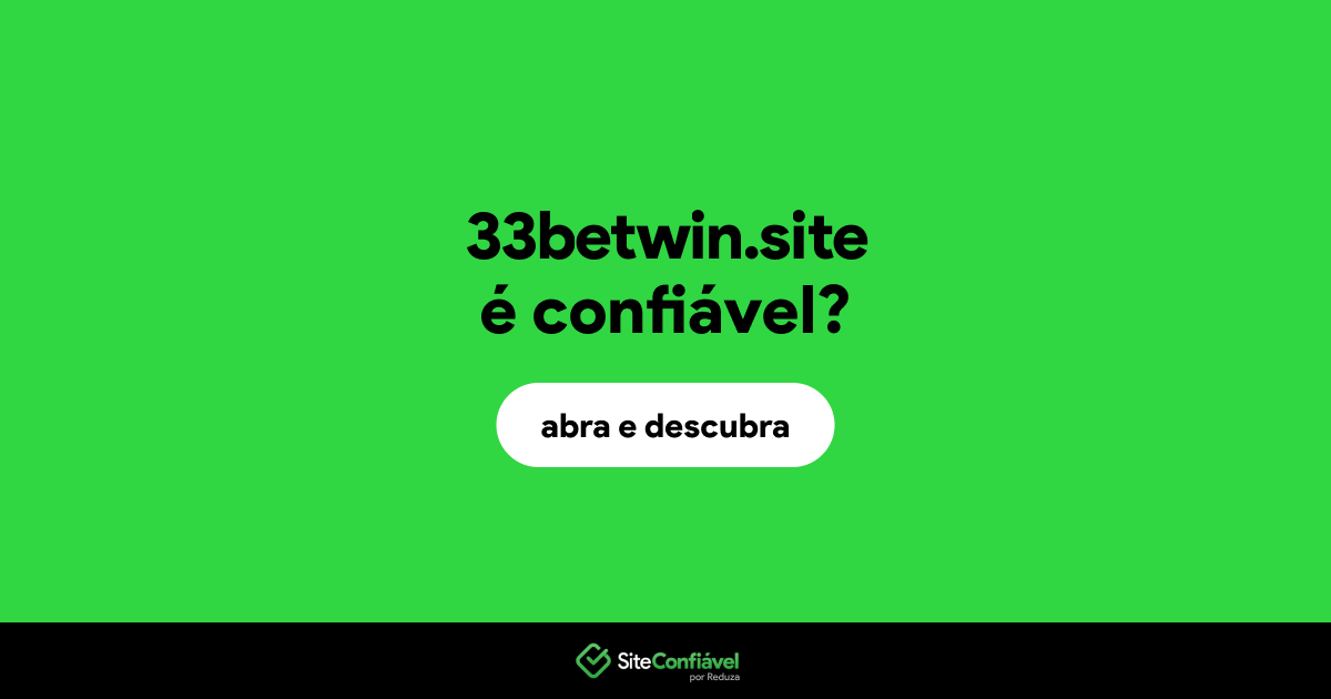 O site 33betwin.site é confiável?