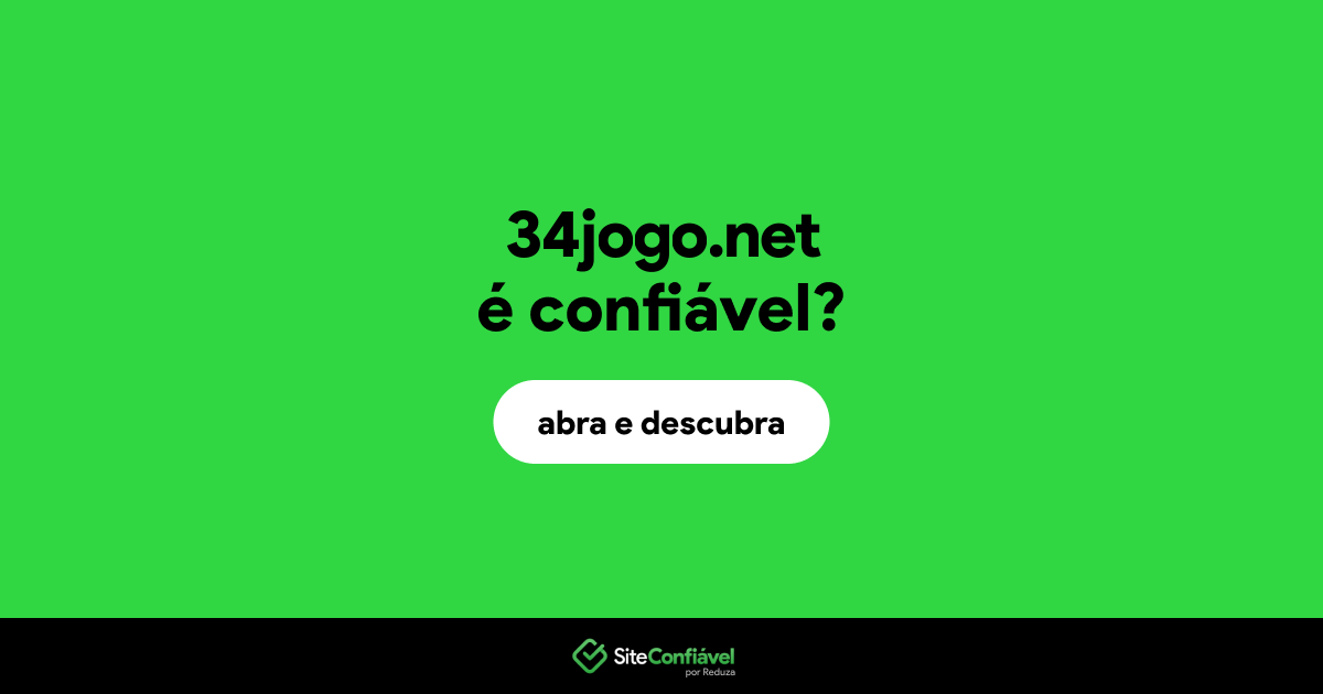 O site 34jogo.net é confiável?