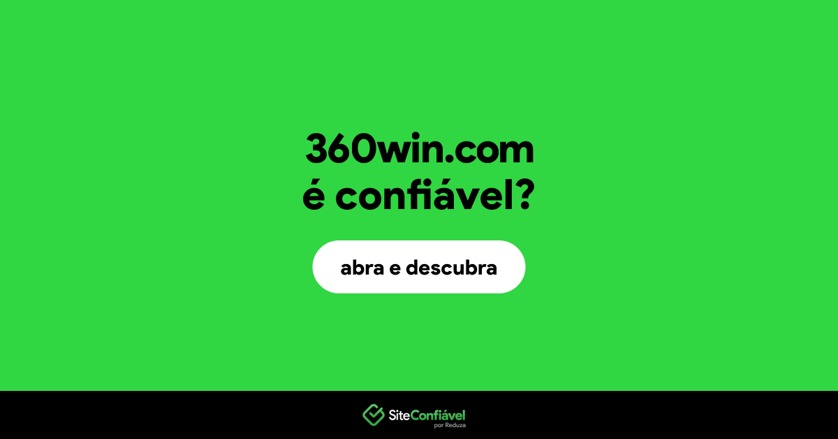 O site 360win.com é confiável?