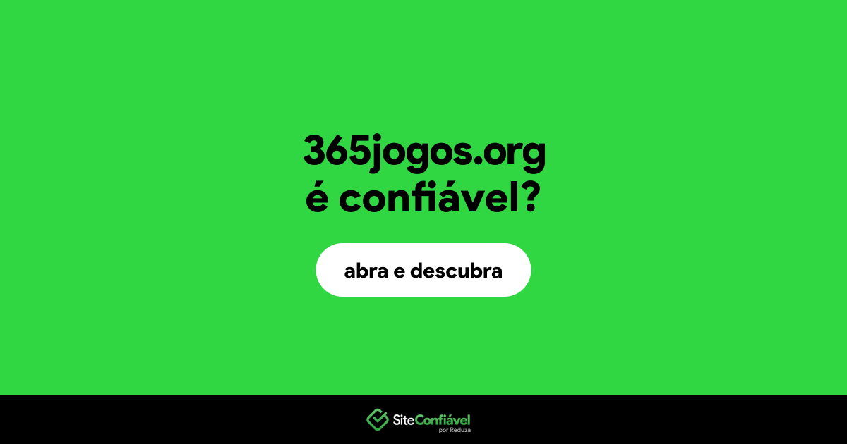 O site 365jogos.org é confiável?