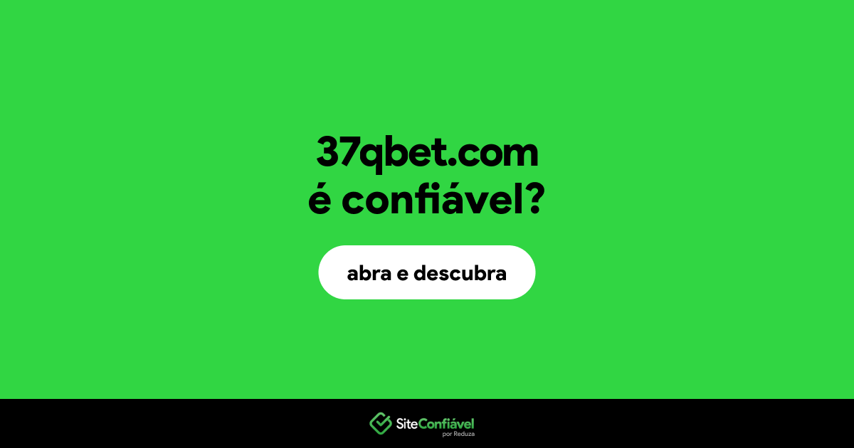 O site 37qbet.com é confiável?
