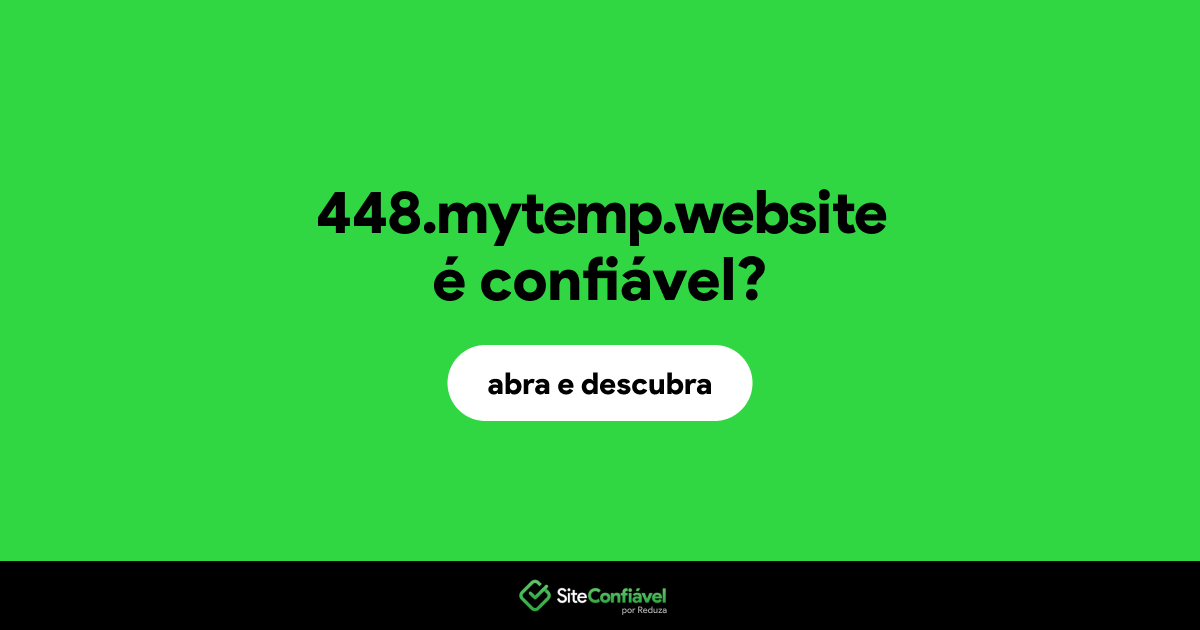 O site 448.mytemp.website é confiável?