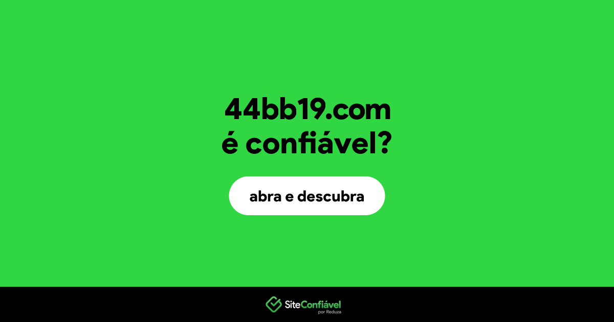 O site 44bb19.com é confiável?
