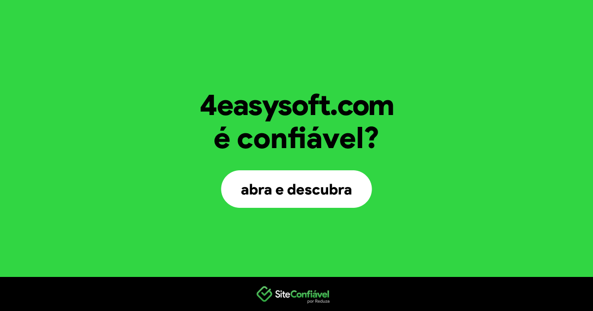 O site 4easysoft.com é confiável?