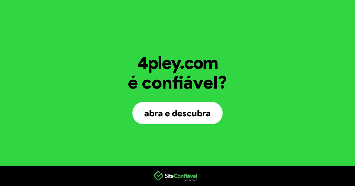 O site 4pley.com é confiável?