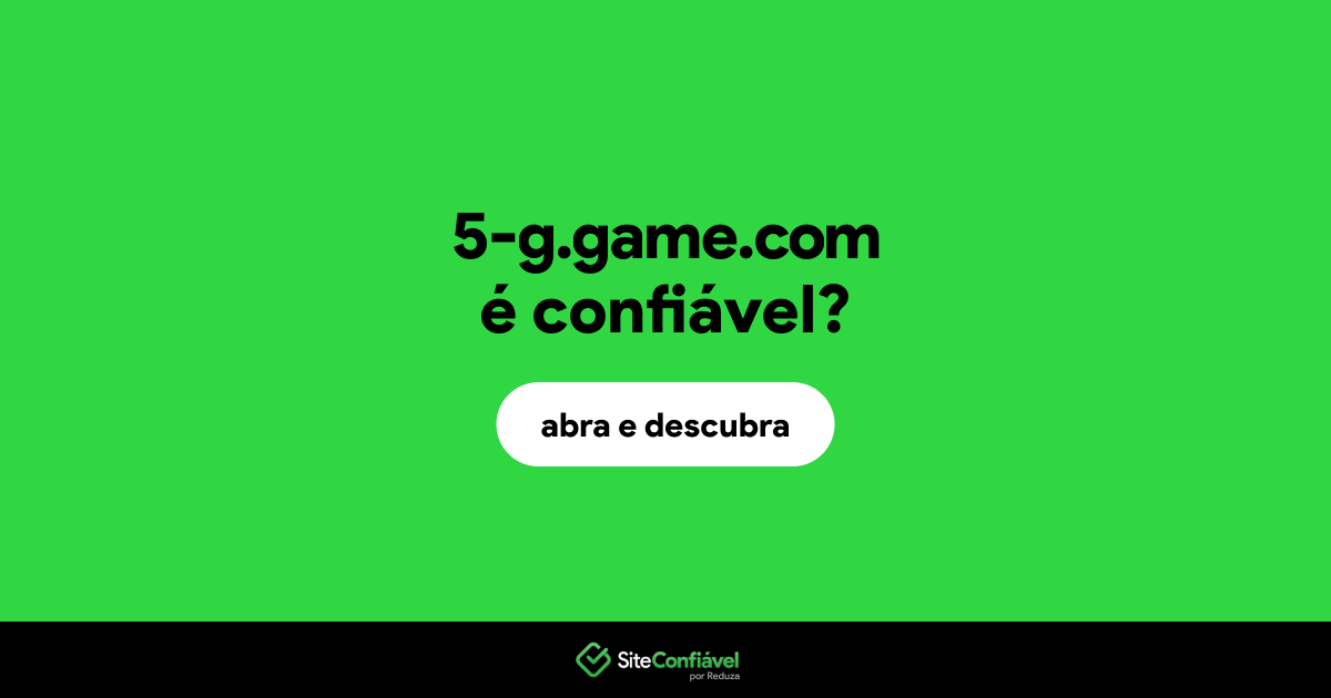 O site 5-g.game.com é confiável?