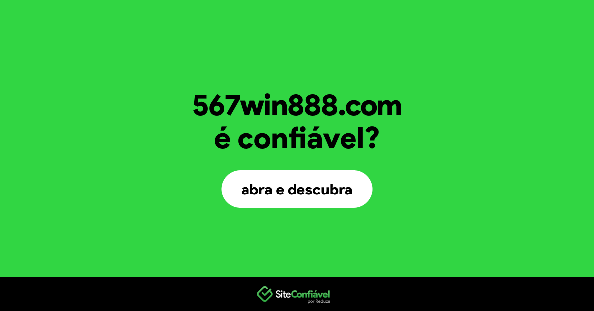 O site 567win888.com é confiável?