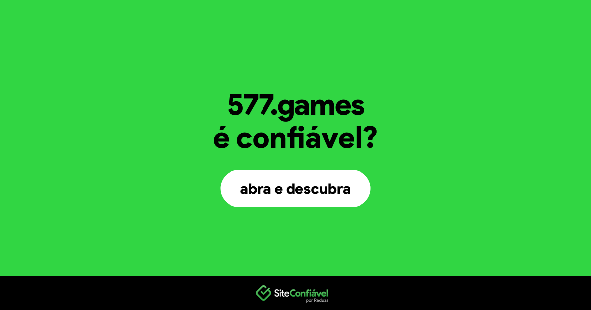 O site 577.games é confiável?