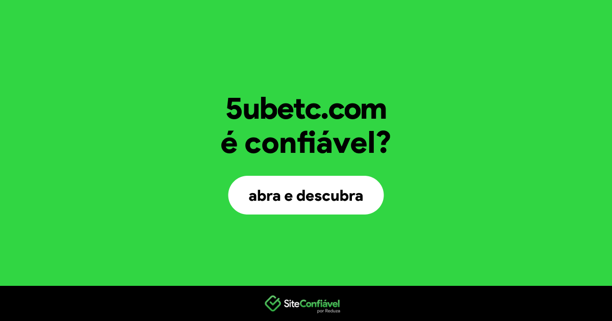 O site 5ubetc.com é confiável?