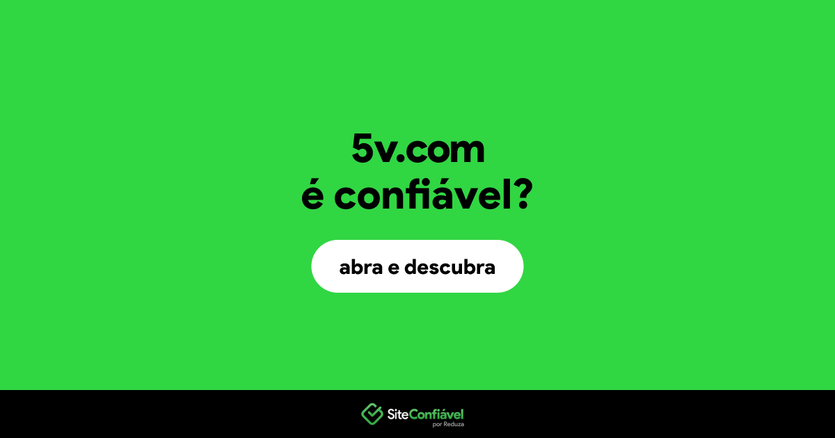O site 5v.com é confiável?
