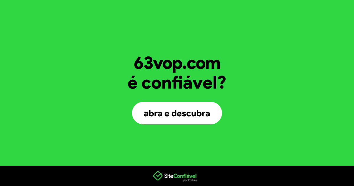O site 63vop.com é confiável?