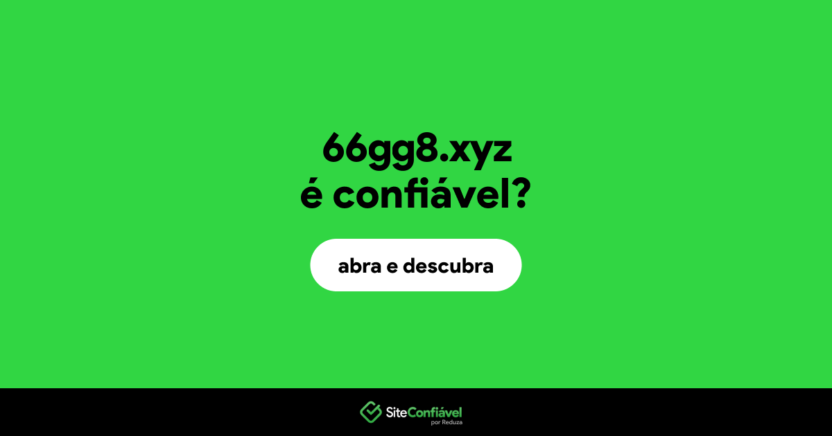 O site 66gg8.xyz é confiável?