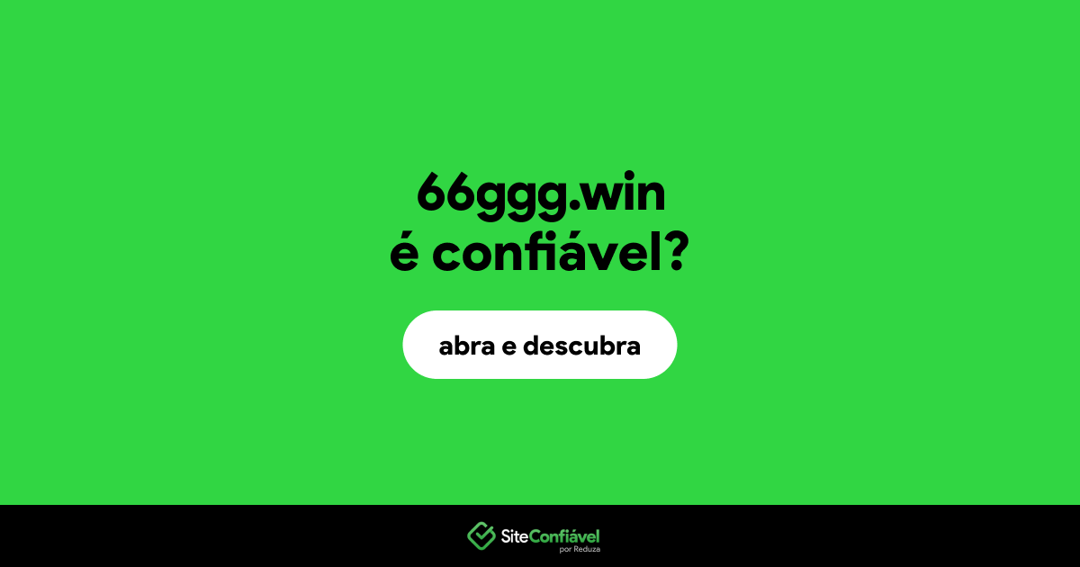 O site 66ggg.win é confiável?