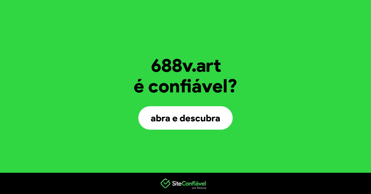 O site 688v.art é confiável?