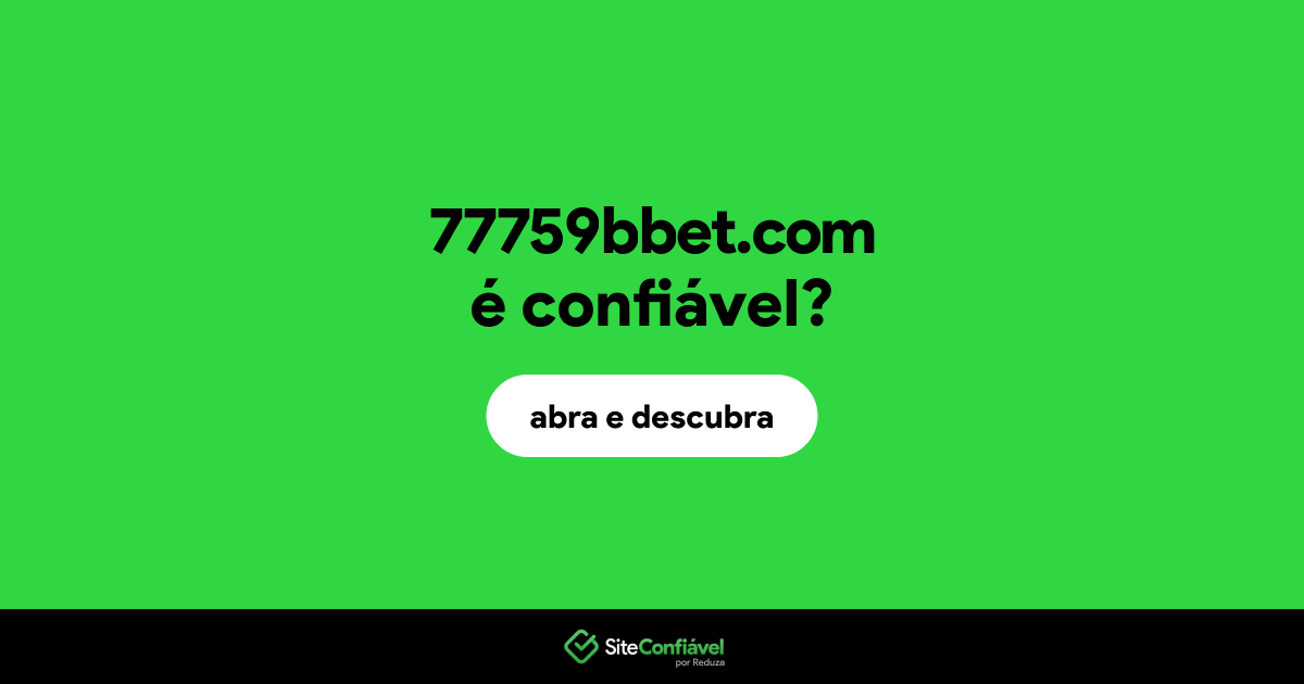 O site 77759bbet.com é confiável?