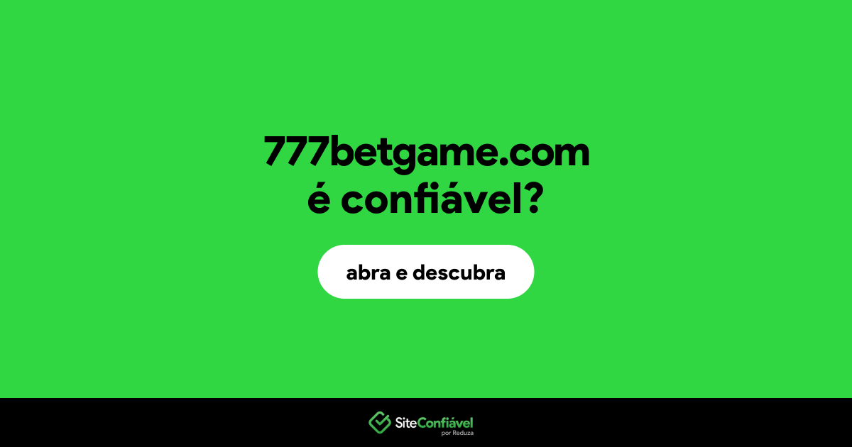 O site 777betgame.com é confiável?