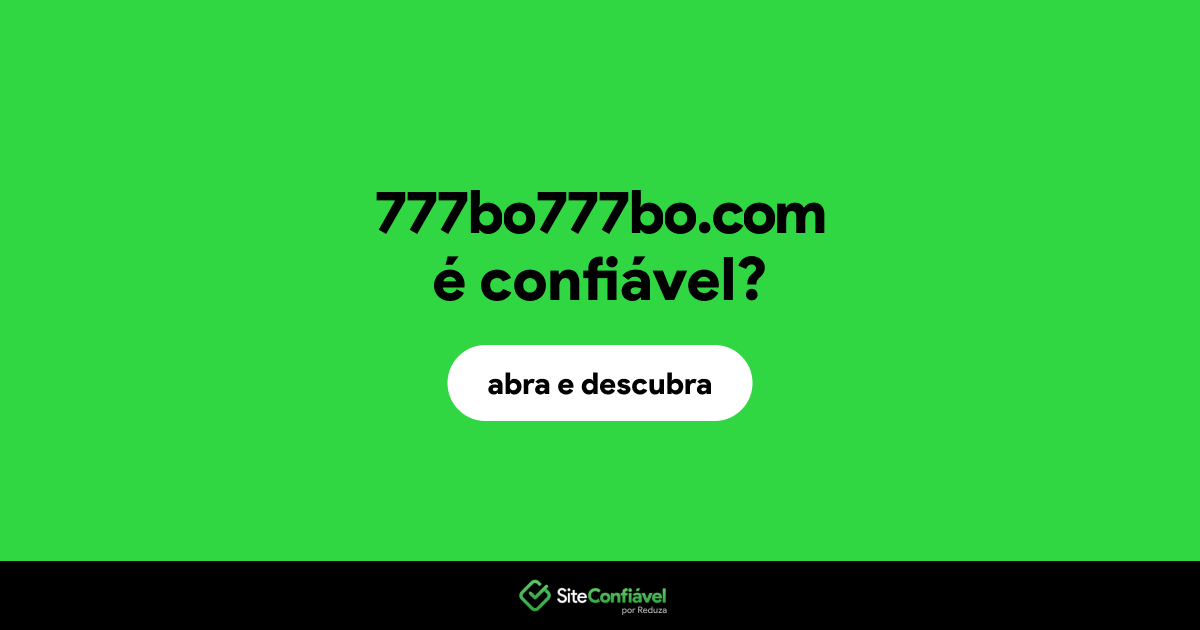 O site 777bo777bo.com é confiável?