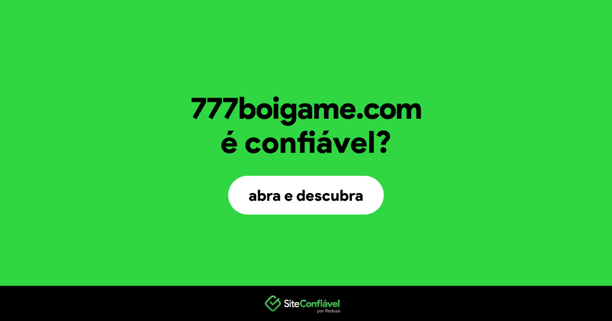O site 777boigame.com é confiável?