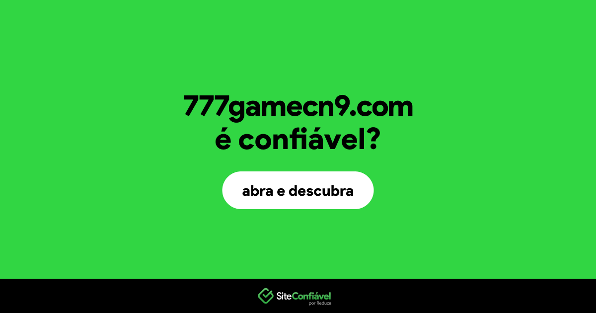 O site 777gamecn9.com é confiável?